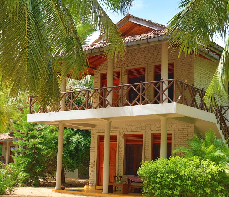 Beach Chalet two storey building